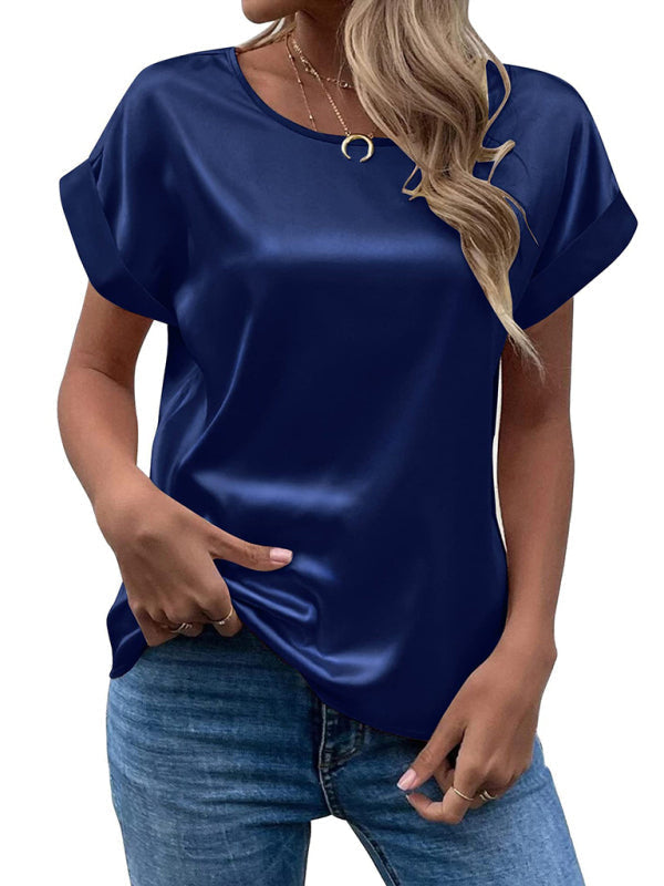 Top De Manga Corta Con Corte Regular Para Mujer | Ideal Para Uso Diario O Salidas Informales