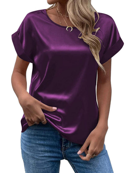 Top De Manga Corta Con Corte Regular Para Mujer | Ideal Para Uso Diario O Salidas Informales