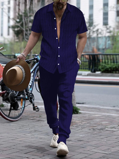 Conjunto Dos Piezas Para Hombre Con Top Y Pantalón | Ideal Para Verano