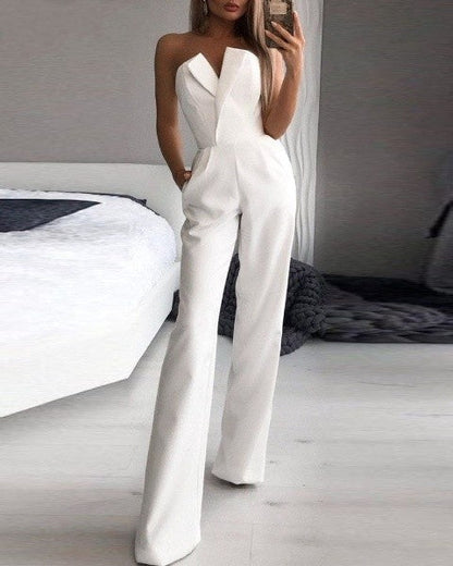 Mono Ajustado Con Pantalón Largo Para Mujer | Ideal Para Eventos Y Ocasiones Especiales