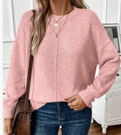 Jersey De Manga Larga De Corte Clásico Para Mujer | Ideal Para Uso Diario Y Superposición