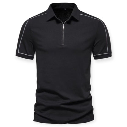 Camisa de Hombre con Cremallera Frontal para Uso Diario | Ideal para Entornos Informales o Semi-Formales