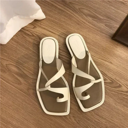 Sandalias Tipo Tanga con Detalle de Nudo para Mujer | Ideales para Uso Diario en Verano
