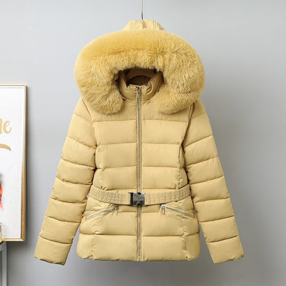 Chaqueta Acolchada Con Cinturón Ajustable Para Mujer | Ideal Para Otoño E Invierno