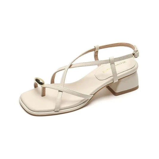 Sandalias Romanas Con Correa Elástica Para Mujer | Ideales Para Uso Diario Y Temporadas Cálidas