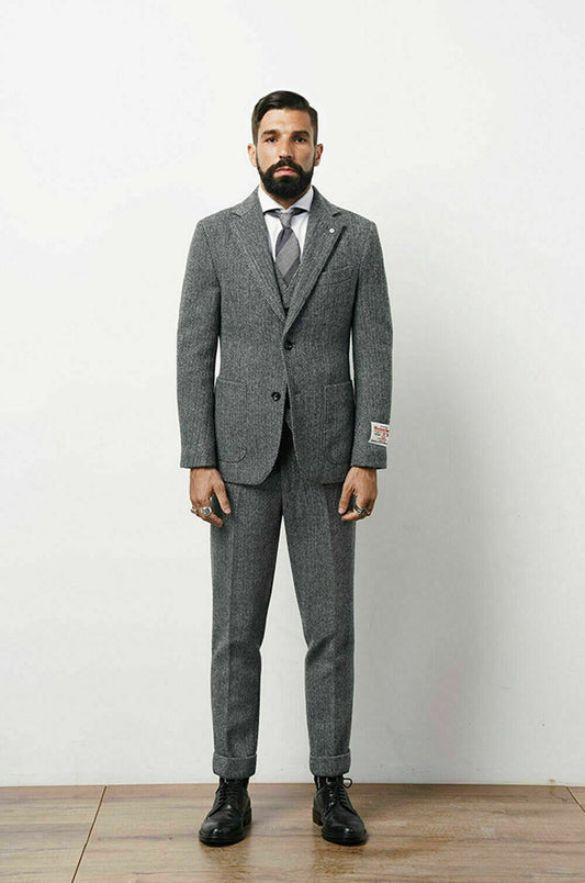 Traje de Tres Piezas con Chaleco Coordinado para Hombre | Ideal para Eventos Formales y Profesionales