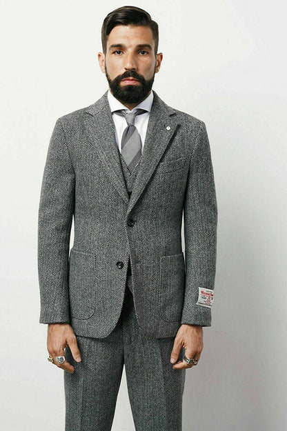 Traje de Tres Piezas con Chaleco Coordinado para Hombre | Ideal para Eventos Formales y Profesionales