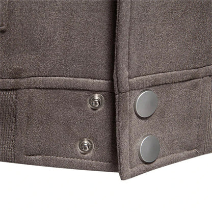 Bomber Con Cierre De Cremallera Frontal Y Bolsillos Múltiples Para Hombres | Ideal Para Uso Diario
