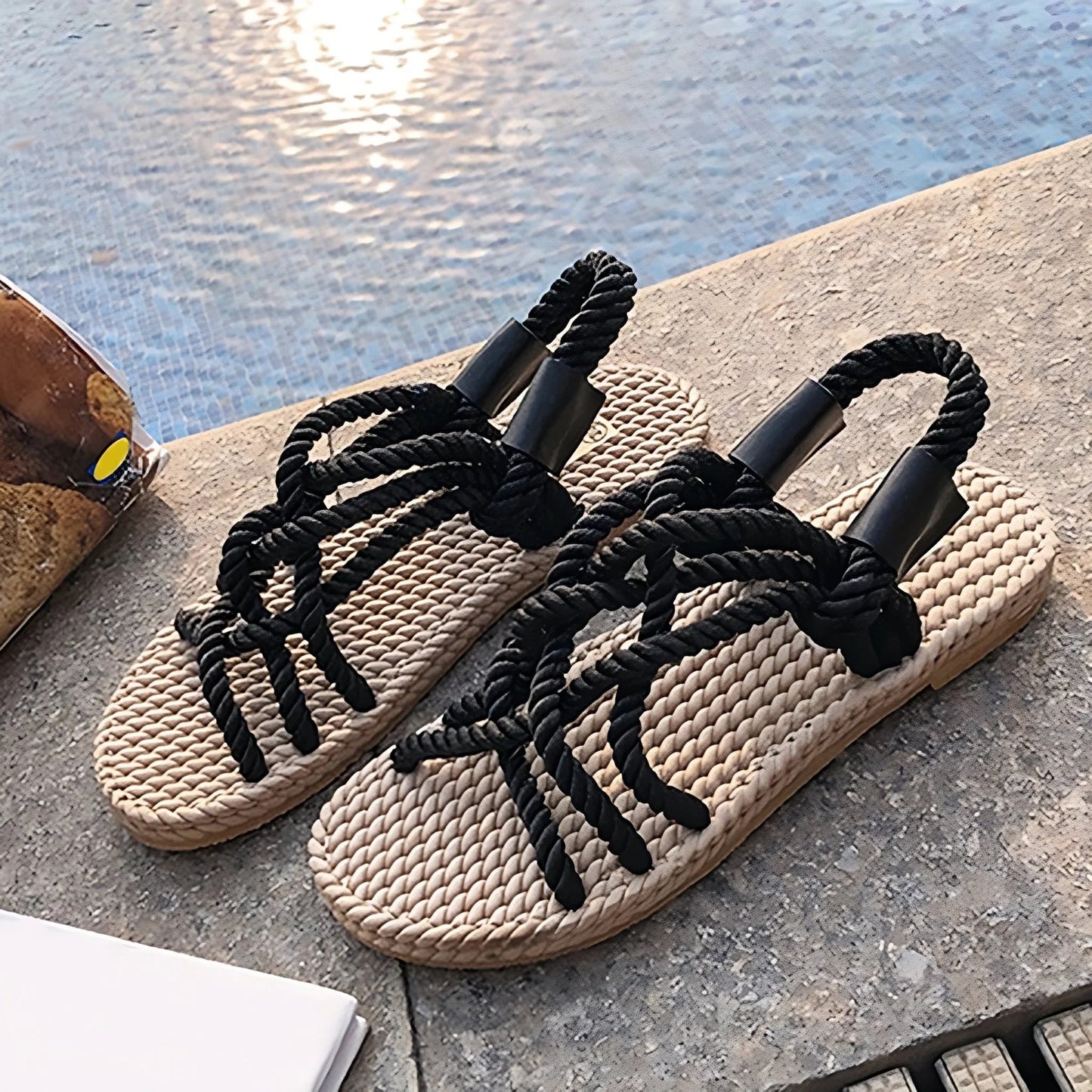 Sandalias Planas Con Correas Trenzadas Para Mujer | Ideales Para Uso Diario En Temporadas Cálidas