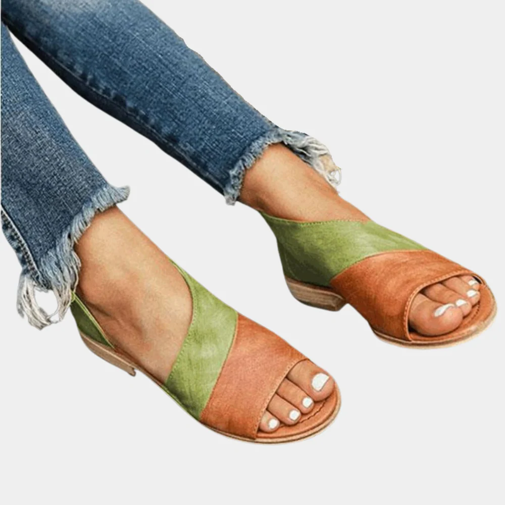 Sandalias Planas con Banda Frontal para Mujer | Ideal para Uso Diario en Verano