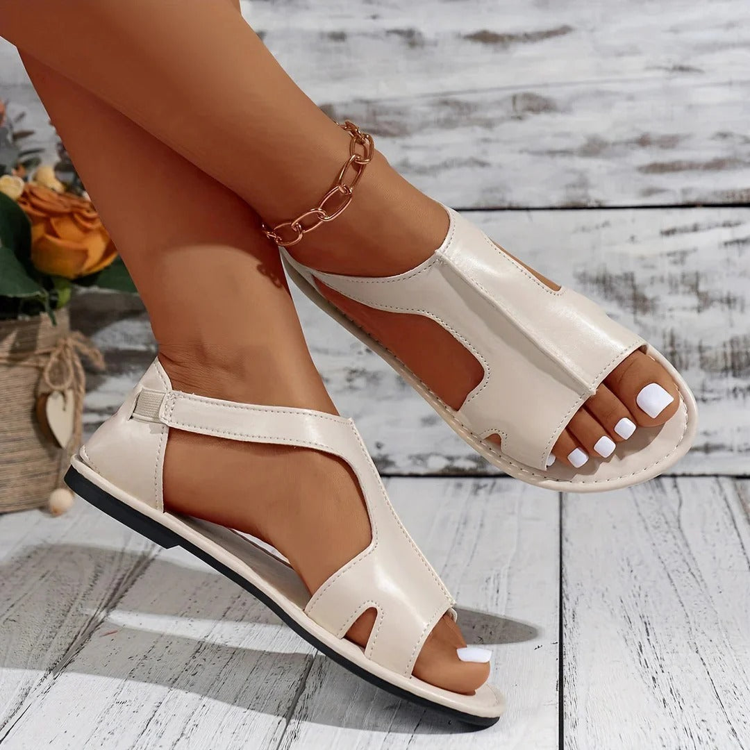 Sandalias con Tiras Elásticas para Mujer | Ideales para Uso Diario en Climas Cálidos