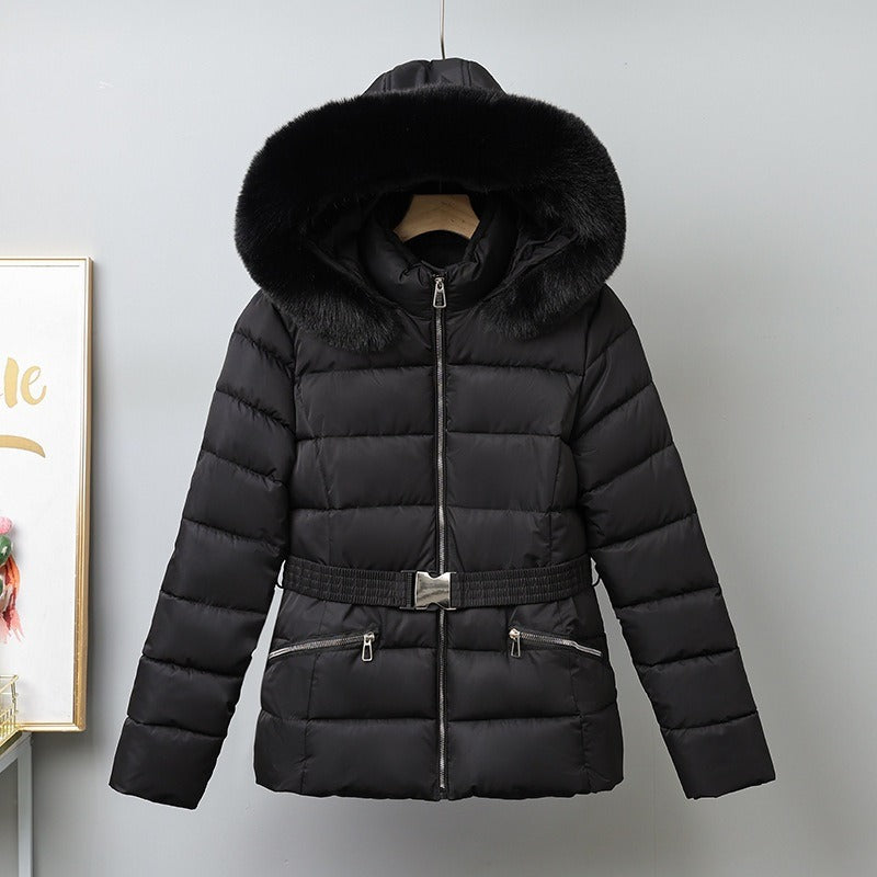 Chaqueta Acolchada Con Cinturón Ajustable Para Mujer | Ideal Para Otoño E Invierno
