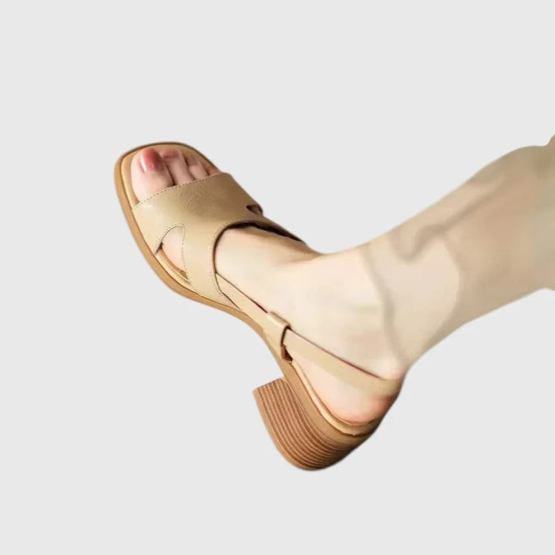 Sandalias Con Tacón Bajo Y Suela Acolchada Para Mujer | Ideales Para Verano Y Uso Diario