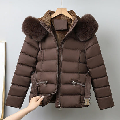 Chaqueta Acolchada Con Cinturón Ajustable Para Mujer | Ideal Para Otoño E Invierno