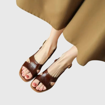 Sandalias Con Tacón Bajo Y Suela Acolchada Para Mujer | Ideales Para Verano Y Uso Diario
