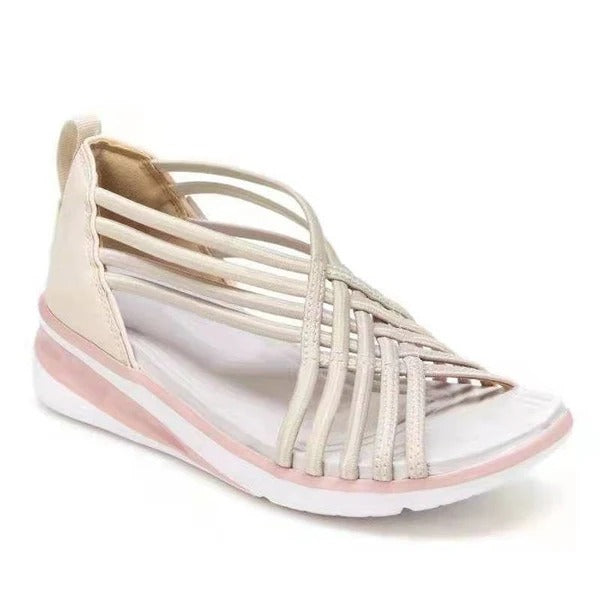 Sandalias Planas Con Múltiples Correas Para Mujer | Ideales Para Uso Diario En Temporadas Cálidas