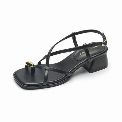 Sandalias Romanas Con Correa Elástica Para Mujer | Ideales Para Uso Diario Y Temporadas Cálidas