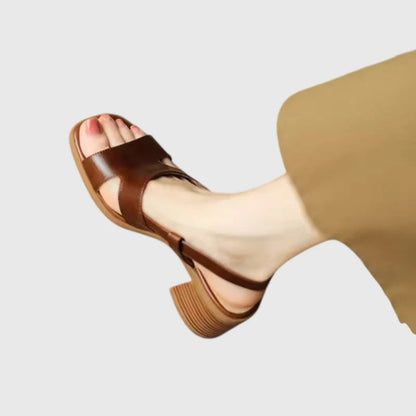 Sandalias Con Tacón Bajo Y Suela Acolchada Para Mujer | Ideales Para Verano Y Uso Diario