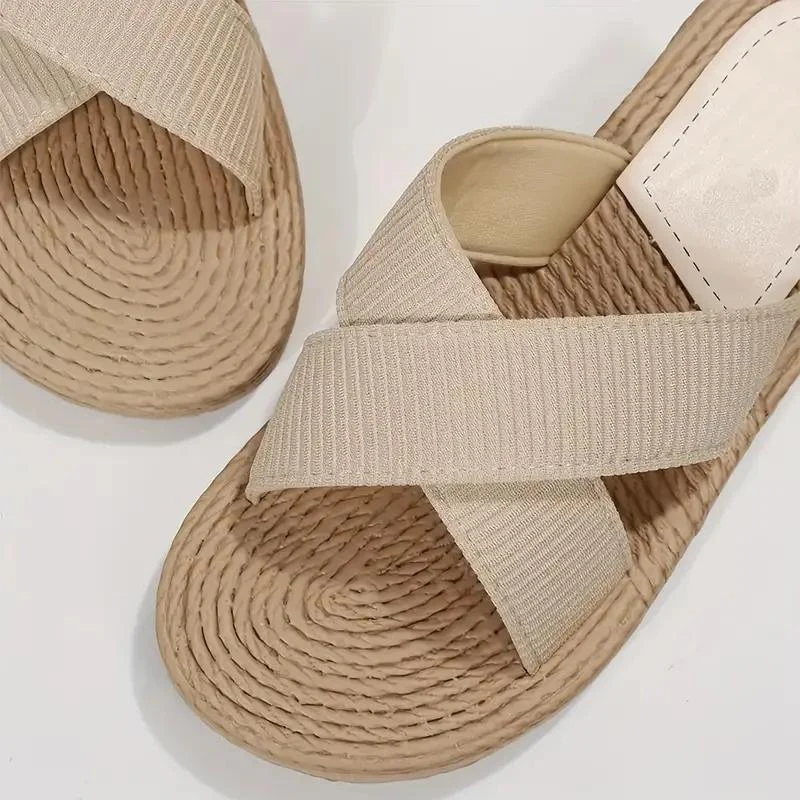 Sandalias Planas Con Diseño Abierto Para Mujer | Ideales Para Uso Diario En Temporadas Cálidas