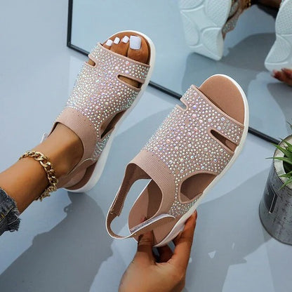 Sandalias Planas Con Correa Trasera Para Mujer | Ideales Para Uso Diario En Temporadas Cálidas
