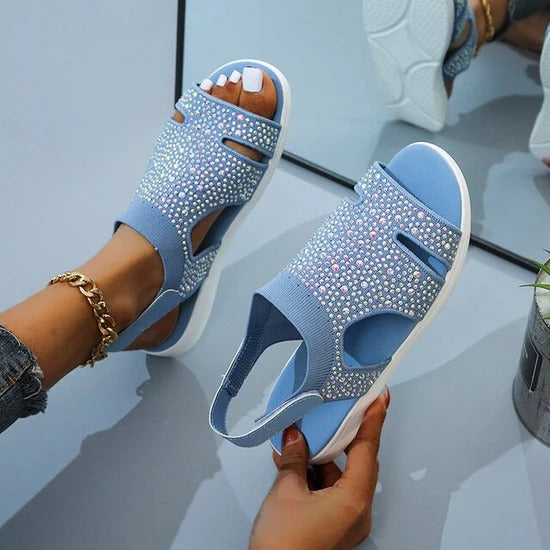 Sandalias Planas Con Correa Trasera Para Mujer | Ideales Para Uso Diario En Temporadas Cálidas