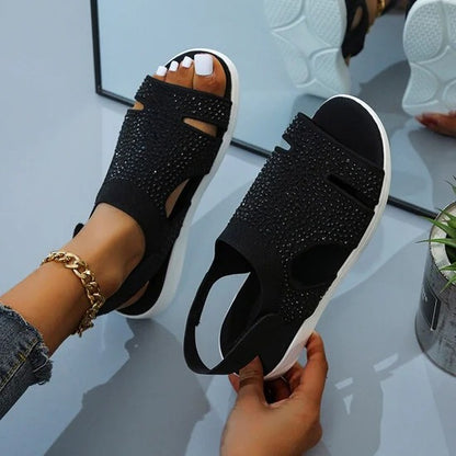 Sandalias Planas Con Correa Trasera Para Mujer | Ideales Para Uso Diario En Temporadas Cálidas