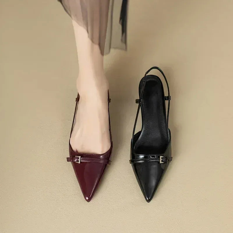 Zapatos Abiertos con Punta Definida para Mujer | Ideal para Uso Diario y Ocasiones
