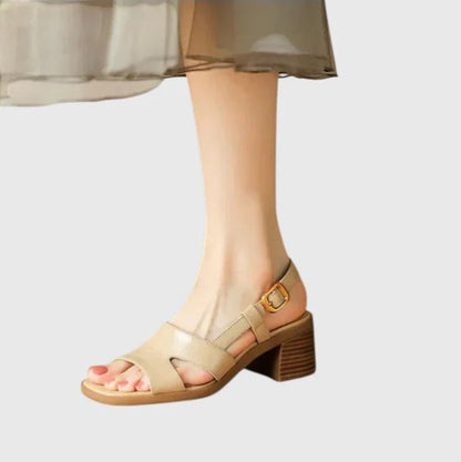 Sandalias Con Tacón Bajo Y Suela Acolchada Para Mujer | Ideales Para Verano Y Uso Diario