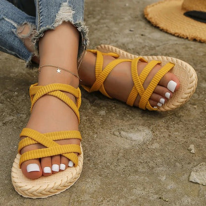 Sandalias con Tiras Ajustables para Mujer | Ideales para Uso Diario en Climas Cálidos