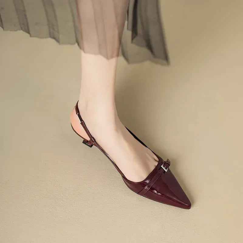 Zapatos Abiertos con Punta Definida para Mujer | Ideal para Uso Diario y Ocasiones