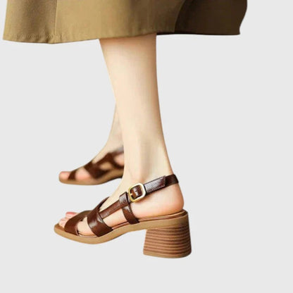 Sandalias Con Tacón Bajo Y Suela Acolchada Para Mujer | Ideales Para Verano Y Uso Diario