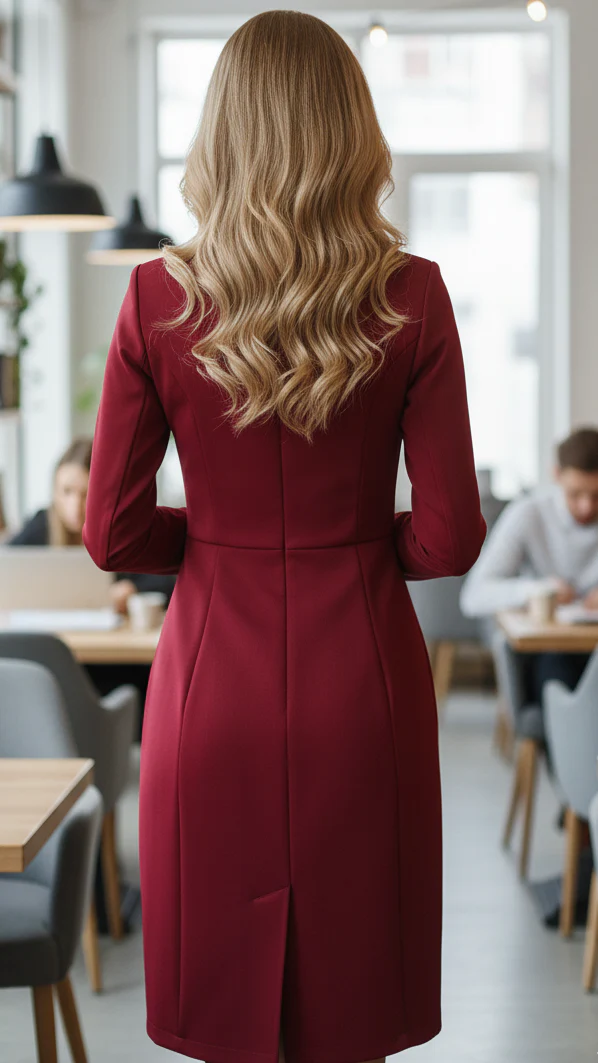 Vestido Tipo Blazer Ajustado Para Mujer | Ideal Para Oficina, Eventos Y Ocasiones Formales