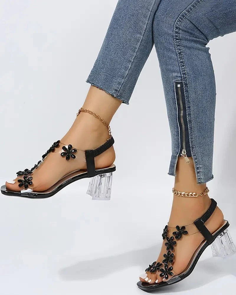 Sandalias Abiertas con Diseño de Tiras Cruzadas para Mujer | Ideales para Uso Diario en Verano