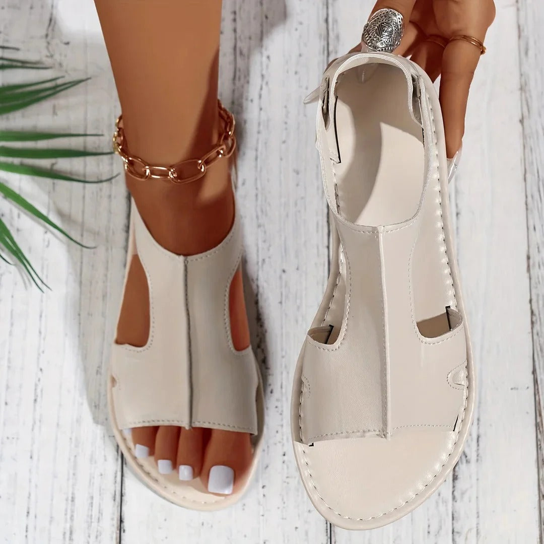 Sandalias con Tiras Elásticas para Mujer | Ideales para Uso Diario en Climas Cálidos