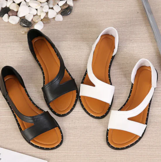 Sandalias Planas para Mujer con Diseño Abierto | Ideales para Uso Diario en Climas Cálidos
