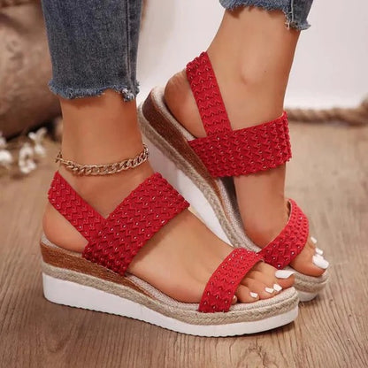 Sandalias Plataforma con Tiras Ajustables para Mujer | Ideales para Uso Diario en Climas Cálidos