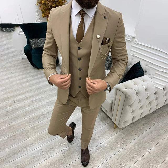 Traje con Chaqueta y Pantalón Coordinados para Hombre | Ideal para Entornos Profesionales y Eventos Formales