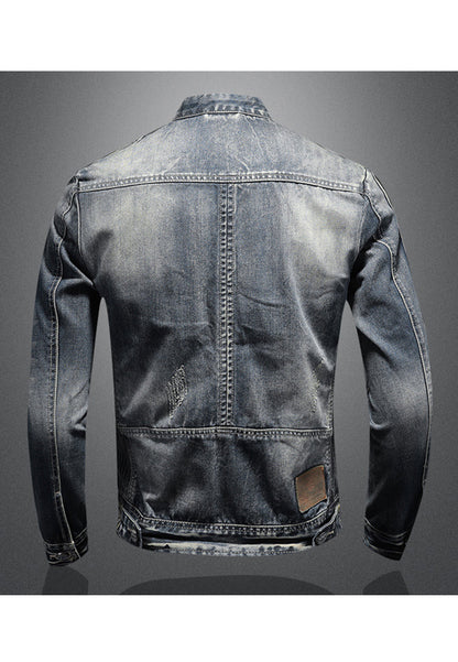 Chaqueta Con Cuello Alto Y Cierre Frontal Para Jóvenes | Ideal Para Primavera