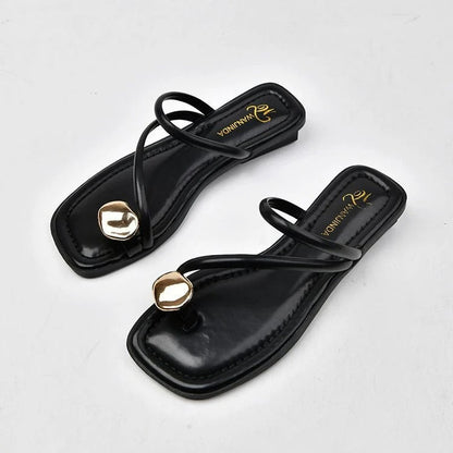 Sandalias Con Correas Múltiples Y Cierre Ajustable Para Mujer | Ideal Para Uso Diario