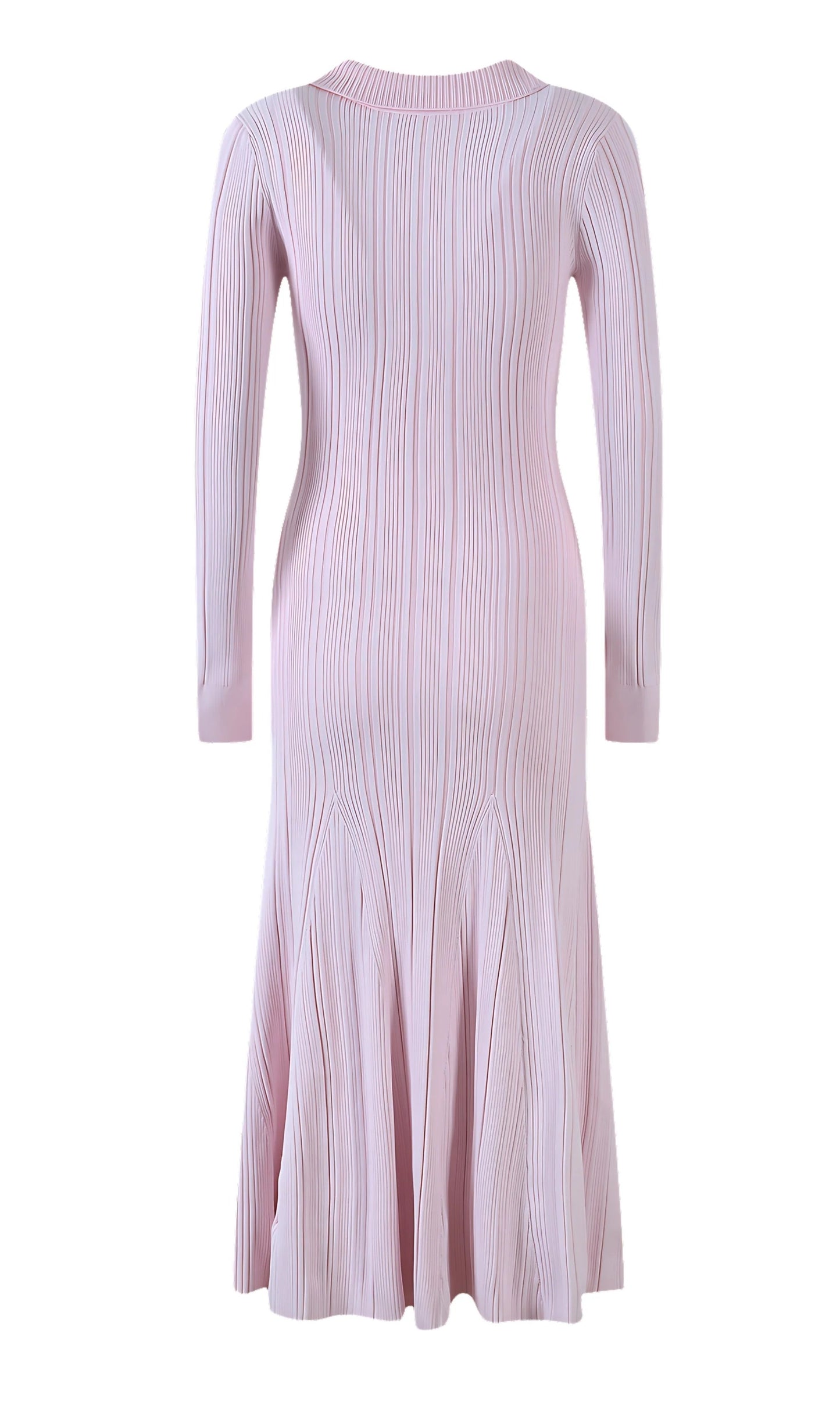 Vestido Midi Con Punto Acanalado Y Falda Plisada Para Mujer | Ideal Para Uso Diario Y Ocasiones Informales