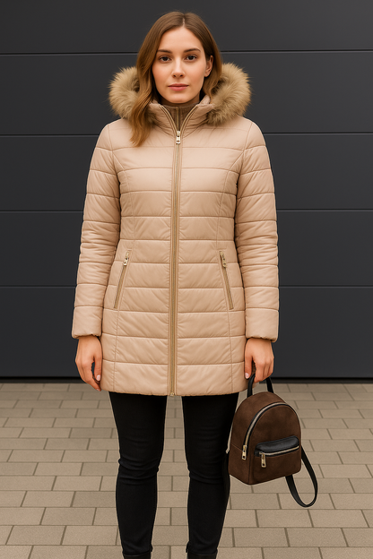 Abrigo Largo con Capucha Ajustable para Adultos | Ideal para Invierno