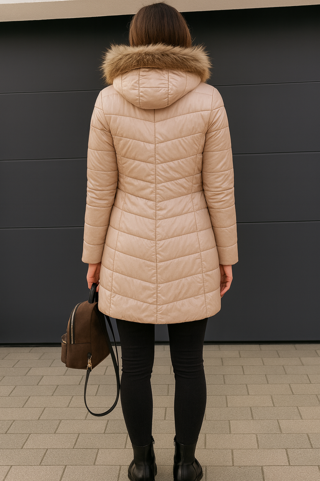 Abrigo Largo con Capucha Ajustable para Adultos | Ideal para Invierno