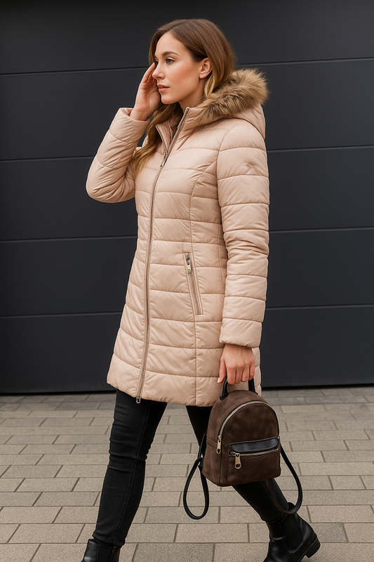 Abrigo Largo con Capucha Ajustable para Adultos | Ideal para Invierno