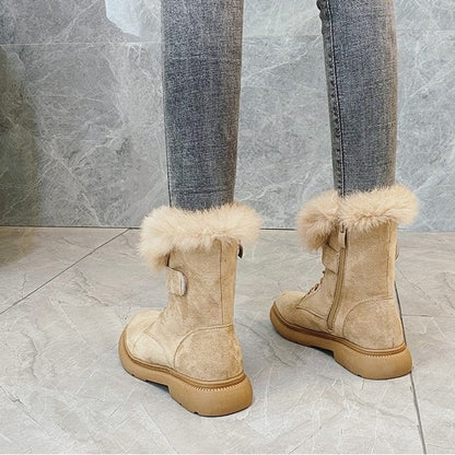 Botas De Invierno Con Forro Interior Para Mujeres | Ideal Para Temporada De Invierno