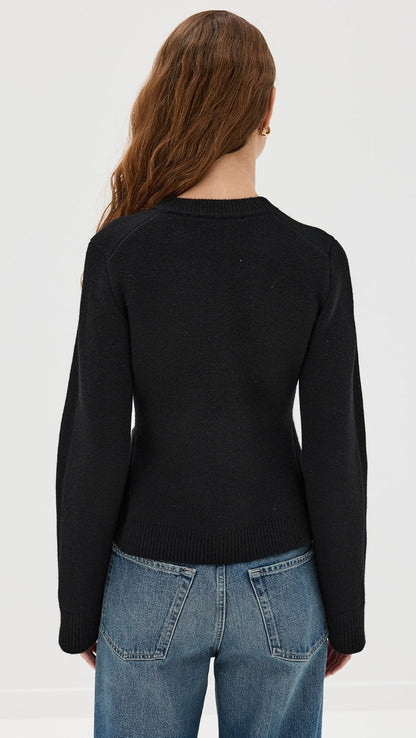 Cárdigan con Cuello Redondo y Mangas Largas para Mujer | Ideal para Uso Diario o Profesional