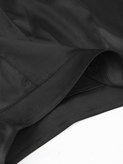 Pantalón Largo con Corte Amplio y Acabado Satinado para Mujer | Ideal para Uso Diario y Salidas