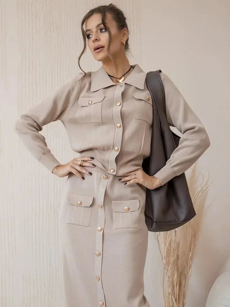 Conjunto De Blazer Y Falda Coordinados | Uso Profesional Y Versátil