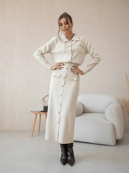 Conjunto De Blazer Y Falda Coordinados | Uso Profesional Y Versátil