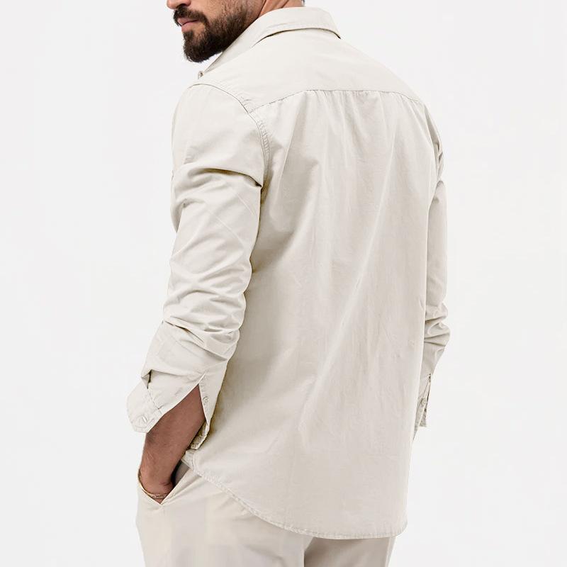 Camisa Cargo con Bolsillos Integrados para Hombres | Ideal para Uso Diario