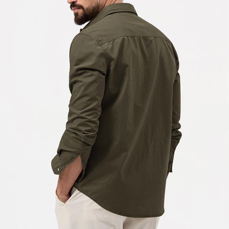 Camisa Cargo con Bolsillos Integrados para Hombres | Ideal para Uso Diario